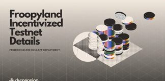 Dymension annonce le lancement de son Testnet Incitatif : Froopyland Dymension Froopyland